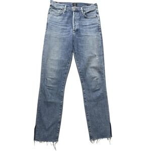 Citizens Of Humanity Olivia Jeans Womens 27 High‎ Rise Slim Ankle Blue Denim